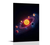 YAPING Orbits of Planets in The Universe Moderne Home Kitchen Dormitory Kids Room Mural 50 x 30 pouces (50 x 75 cm)