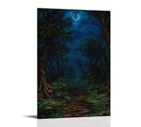 YAPING Rocky Path in The Dark Night Porch 40 x 60 cm