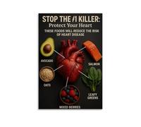 YAPING These are the foods that can protect your heart moderne home kitchen dormitory kids room 16 x 24 pouces (40 x 60 cm)