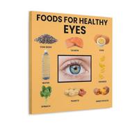 YAPING Un guide des aliments qui sont bons pour la santé des yeux 30 x 30 cm