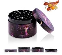 YapitHome Grinder Métallique Mini Moulin Épices Réglisse Épicé