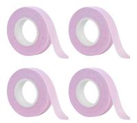 YAPKOLV 4 Rouleaux Sparadrap Micropore Autocollant, Dermique et Chirurgical, Respirant & Flexible pour Soins de Plaies, Sport, Extension de Cils (1,25cm x 9,14m)