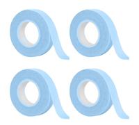 YAPKOLV 4 Rouleaux Sparadrap Micropore Autocollant, Dermique et Chirurgical, Respirant & Flexible pour Soins de Plaies, Sport, Extension de Cils (1,25cm x 9,14m) (Bleu)
