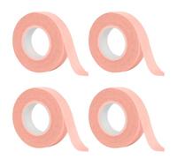 YAPKOLV 4 Rouleaux Sparadrap Micropore Autocollant, Dermique et Chirurgical, Respirant & Flexible pour Soins de Plaies, Sport, Extension de Cils (1,25cm x 9,14m) (Rose)