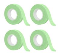 YAPKOLV 4 Rouleaux Sparadrap Micropore Autocollant, Dermique et Chirurgical, Respirant & Flexible pour Soins de Plaies, Sport, Extension de Cils (1,25cm x 9,14m) (Vert)