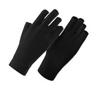 YAPKOLV Gant Anti UV Manucure, UPF200+ Professionnel, Souple et Confortable, Gants Anti UV Sans Doigts pour Lampe à Ongles, Gant Lampe UV, Protégez les Mains des Lampe UV (Noir)