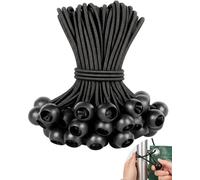 YAPKOLV Tendeur Élastique Bâche, 30 Pièces 30 cm, Sandow avec Boule pour Fixation Robuste Tentes, Abris & Bannières