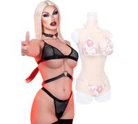 YAPOKCDS Crossdresser Silicone Bodysuit Silicone Seins Moules Faux Vagin Nageur Pour G Cup Pour Crossdresser Transgender