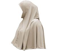 Yaqeen aparell Hijab instantané XL avec couvre-menton (beige)