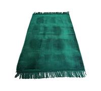 Yaqeen Ltd Tapis de prière musulmane, tissu doux, uni sans motif 120 x 70 cm