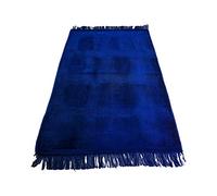 Yaqeen Ltd Tapis de prière musulmane, tissu doux, uni sans motif 120 x 70 cm