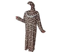 Yaqeen Robe de prière islamique - Marron - Taille Unique