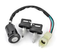 YAQEMOE Interrupteur Clé Moto Compatible avec Yamaha pour YFM90R pour Raptor 90 ATV 2009 2010 2011 2012 2013 Interrupteur D'allumage pour Serrure De Porte Électrique 43D-H2510-00 43D-H2510-01