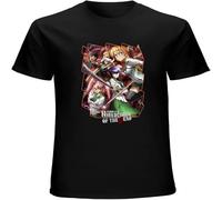 YAQINUO High School of The Dead Anime Unisex T-Shirt Black L