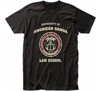 YAQINUO Men's Better Call Saul T-Shirt University of American Samoa Law School Black XL