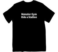 YAQINUO Men's Monster Workout Gym Fitness Weights Muscle Shirt Funny Graphics Black L