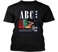 YAQINUO NWT 8839-ABC Lexicon of Love Album T Shirt Fit Casual Graphic Short Sleeve Tops Black XL