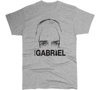 YAQINUO Peter Gabriel Men T Shirt Casual Graphic Tops Grey 3XL