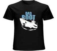 YAQINUO The Boat u96 tysk U båtfilm herr t-Shirt tryckt grafisk topp Unisex t-Shirt Black M