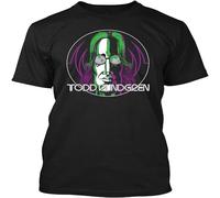 YAQINUO Todd Rundgren 10 T-Shirt ledig Kort ärm toppar Black M
