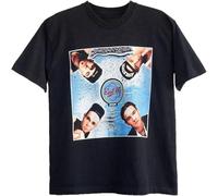 YAQINUO Vintage East 17 Steam Boy UK Tour Music Band Mens T Shirt Black XL