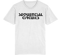 YAQINUO YBA Sequential Circuits T Shirt Synthesizer Roland Pro One Prophet 5 White M