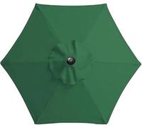 Yaqor Tissu parasol 6 tiges 3 mètres. Remplacement parasol 6 tiges 3 mètres résistant et épais. Pièce de rechange pour parasol 3 m 6 baleines pour parasols de terrasse.