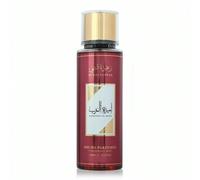 (Yara) (Ameerat Al Arab) (Khamrah) 250ML Brume parfumée pour corps -Ameerat Al Arab-Note de tête : Raisins, Orange, MarsNote de coeur : Rose, Jasmin, Lys, Ylang-Ylang, Gardénia, Musc blancNote de fond