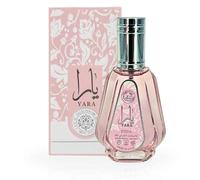 Yara Eau de parfum 50 ml Parfum arabe pour femme de longue durée, parfum doux et caramel avec notes florales et fruitées, format idéal pour transporter dans le sac ou en voyage (Yara 50 ml)