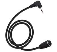 YARCHONN 5 broches MIDI DIN câble à 90 degrés 1/8 pouces 3.5mm TRS mâle Stéréo Angle Droit Jack Plug Câble Audio pour Haut-parleur Amplificateur HiFi Soundsystems-1.5M /4.9FT (TRS to Midi Femme)