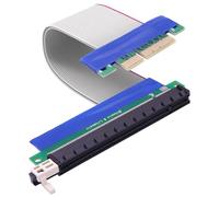 YARCHONN Adaptateur de câble PCI-E 4X vers 16x Riser PCI Express 4x vers 16x Riser - Rallonge pour carte graphique SSD RAID Card - 19 cm