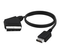 YARCHONN Câble RVB vers péritel AV compatible avec PS2 PS3 SCART AV TV audio vidéo câble convertisseur mâle vers mâle connecteur connecteur console de jeu câble de rechange PAL non compatible HDMI 1,8