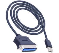 YARCHONN USB vers CN36 Câble d'imprimante à port parallèle USB 2.0 vers Centronics 36 broches parallèle IEEE 1284 Adaptateur d'imprimante Câble convertisseur-1.2M / 3.9FT