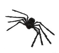 Yard and For Garden Décorations d'Halloween avec toile d'araignée géante, filet d'araignée extensible pour une utilisation en intérieur et en extérieur, fabriqué à partir de tissu résistant (Spider-L)