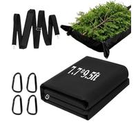 Yard Bags | 100 lb Garbage Storage 600D Oxford Cloth Gardening Bag with Shoulder Strap for Outdoor Garden Maintenance Park Camping Party Cleanup Debris Collection