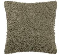 Yard Coussin en Polyester Cabu - Texture bou scandinave Douce et épaisse (Kaki - 45x45cm)