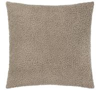Yard Coussin en Polyester Cabu - Texture bou scandinave Douce et épaisse (Taupe - 55x55cm)