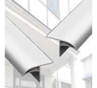 Yard Eaves Déflecteur de goutte, bandes de dérivation de bec d'aigle pour protection des bords, rebord de fenêtre extérieur, inverseur de pluie