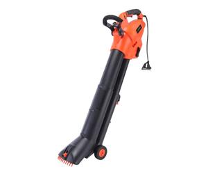 Yard Force EB U30 Aspirateur souffleur à Feuilles électrique 3 en 1 3000 W avec broyeur, Vitesse de l'air Max. 300 km/h, Sac collecteur de 45 l, Roues stabilisatrices et bandoulière