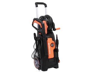 Yard Force EW U15C Nettoyeur Haute Pression 2000 W | 150 Bar Max. | 440 l/h | Buse Vario Twist & Turbo | Tuyau de 6,5 m, Enrouleur de Tuyau intégré, poignée télescopique, réservoir de détergent