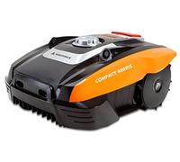 YARD FORCE Robot Tondeuse Compact 400RiS jusqu'à 400 m² - Tondeuse à Gazon autopropulsée avec contrôle Wi-FI et Application, capteur ultrasonique iRadar, Fonction de Coupe des Bords et Moteur sans