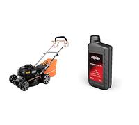 Yard Force - Tondeuse à Gazon Thermique 125cc - Largeur de Coupe 41cm avec Moteur à Essence Briggs & Stratton 300E & Briggs & Stratton 100007E Huile Moteur SAE 30, 1.0 Litre