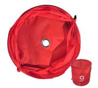 Yard Golf Game Bucket, Folding Portable Training Target Bucket, Backyard Ball Sport Practice Equipment for Lawn Beach Courtyard Park Outdoor Recreation 11.81x11.81 inches
