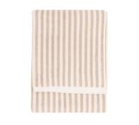Yard Hebden Serviette À Main - Ultra Doux 100% Coton Éponge À Rayures Luxe Serviette De Bain (Naturel - 50x100cm)