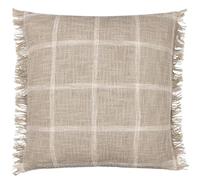 Yard - Housse de Coussin Beni (45 cm x 45 cm) (Beige Gris/Beige pâle)