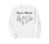 Yard of The Month Funny Goth Graveyard Sweatshirt