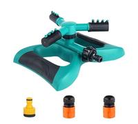 Yard Sprinkler, Automatic Garden Water Sprinklers, 360-Degree Rotation Irrigation System, Adjustable & Wide Coverage Design for Flower Beds, Vegetable Patches, Nurseries, Parks, Kids