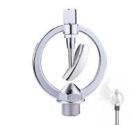 Yard Sprinkler Head | Zinc Alloy Irrigation Replacement | 360 Degree Rotation Head for Garden Sprinkler with Nozzle for Care Irrigation Vegetable Grass