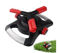 Yard Sprinklers - 3 Arm 360 Degree Rotating Automatic Water Saving Sprayer, Durable Lawn and Garden Rotating Sprinkler for Efficient Irrigation, Perfect for Backyard Flower Beds Grass and Outdoor Gard