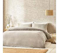 Yard - Structuré - Parure de lit, Bouclé RV3239 (Lit simple) (Gris)